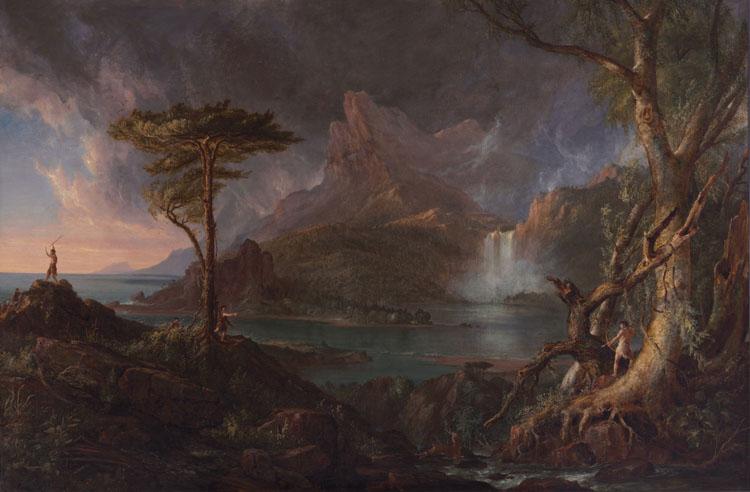 Thomas Cole A Wild Scene (mk13) oil painting picture